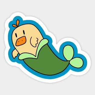 Mermaid Duckling Sticker